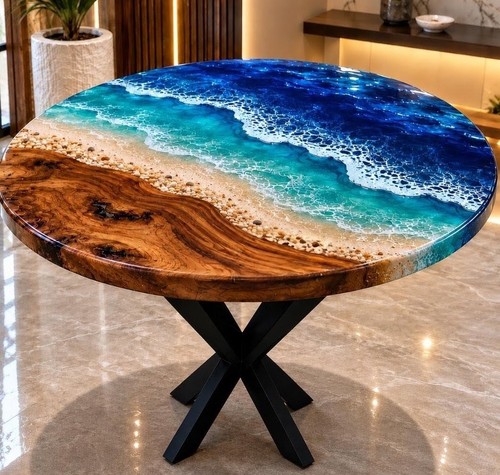 Handcrafted ocean wave epoxy - handcrafted,